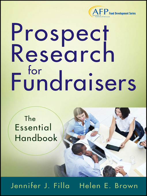 Title details for Prospect Research for Fundraisers by Jennifer J. Filla - Available